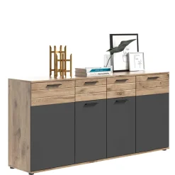 Wohnen 180x87x40 Sideboard mit 2 Schubladen & 4 Türen - Lucios