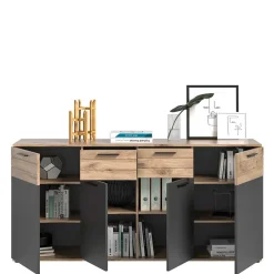 Wohnen 180x87x40 Sideboard mit 2 Schubladen & 4 Türen - Lucios