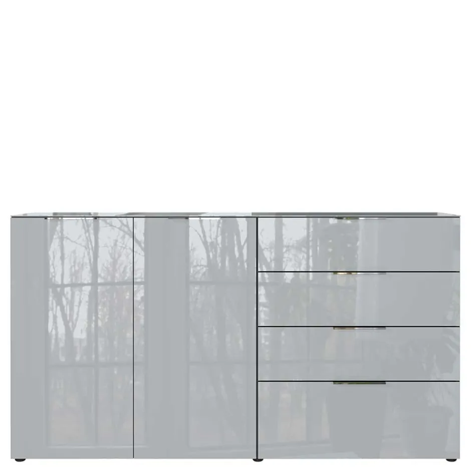 Wohnen 184x102x42 Sideboard mit Glasfront - Ruudy