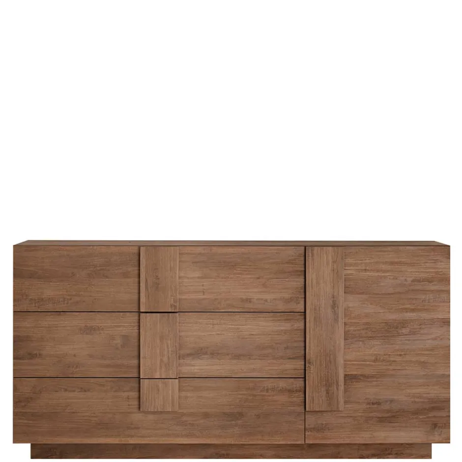 181x90x44 Sideboard mit sechs Schubladen & Tür - Basento^Wohnen Clearance