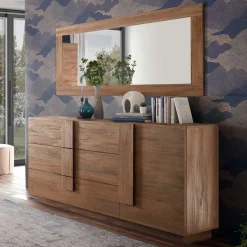 181x90x44 Sideboard mit sechs Schubladen & Tür - Basento^Wohnen Clearance