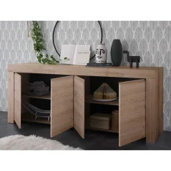 Wohnen 210x81x42 Sideboard mit zwei Doppeltüren - Karika