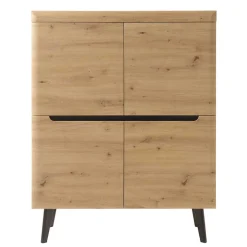 107x134x40 Skandi Highboard 4-türig - Olcian^Wohnen Clearance