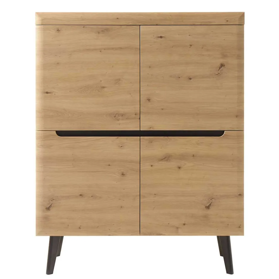 107x134x40 Skandi Highboard 4-türig - Olcian^Wohnen Clearance