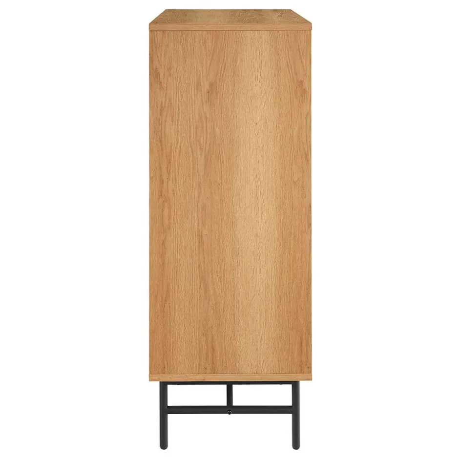 80x113x40 Skandi Hochkommode in Eiche - Piassona^Wohnen Outlet