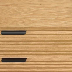 80x113x40 Skandi Hochkommode in Eiche - Piassona^Wohnen Outlet