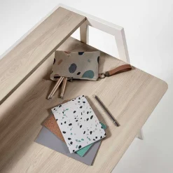 Wohnen 115x91x60 Skandi Schreibtisch mit Aufsatz - Shining