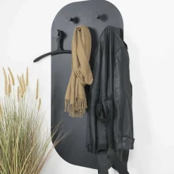 55x115x7 Stahl Wandgarderobe in Oval - Duckey^Wohnen Online