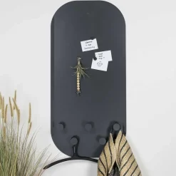 55x115x7 Stahl Wandgarderobe in Oval - Duckey^Wohnen Online