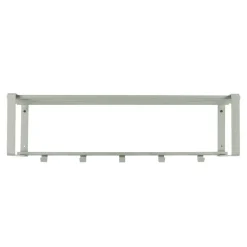 70x19x29 Stahlgarderobe in Graugrün lackiert - Itulian^Wohnen