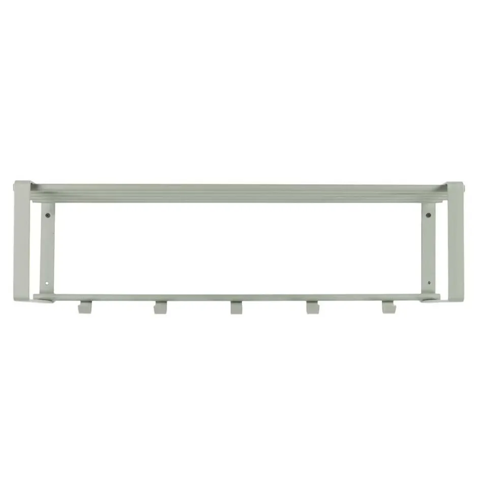 70x19x29 Stahlgarderobe in Graugrün lackiert - Itulian^Wohnen