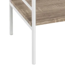 Wohnen 34x96x27 Standregal in Eiche hell & Weiß - Cepters