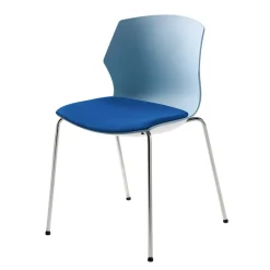 Wohnen 55x81x53 Stapel Stuhl in Blaugrau & Blau - Taly