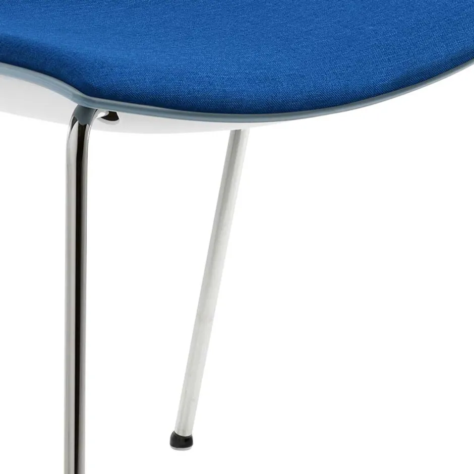 Wohnen 55x81x53 Stapel Stuhl in Blaugrau & Blau - Taly