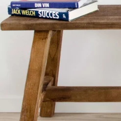 90x45x25 Teakholz Bank naturbelassen - Verdena^Wohnen Discount