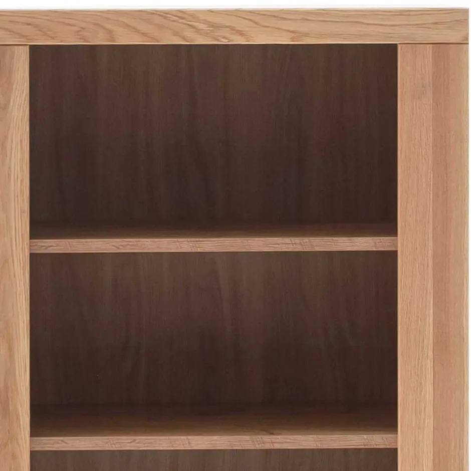 72x142x40 Teilmassives Regal mit drei Fächern & Tür - Vlacoma^Wohnen New