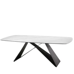 220x76x110 Tisch in Marmoroptik Keramikplatte - Vainy^Wohnen New