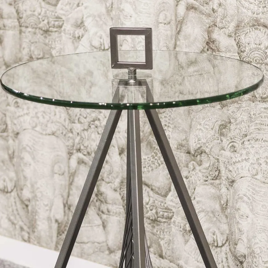 45x57x45 Tisch mit Design Pyramiden Gestell - Soveltra^Wohnen Hot