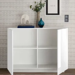 121x90x44 2-türige Kommode auf Sockel - Kerym^Wohnen Best