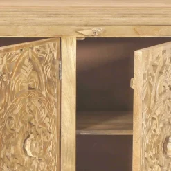 140x90x40 3-türige Kommode mit Schnitzerei - Runiasa^Wohnen Online