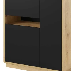 93x181x40 3-türige Schrank mit offenem Fach - Ilunas^Wohnen Outlet