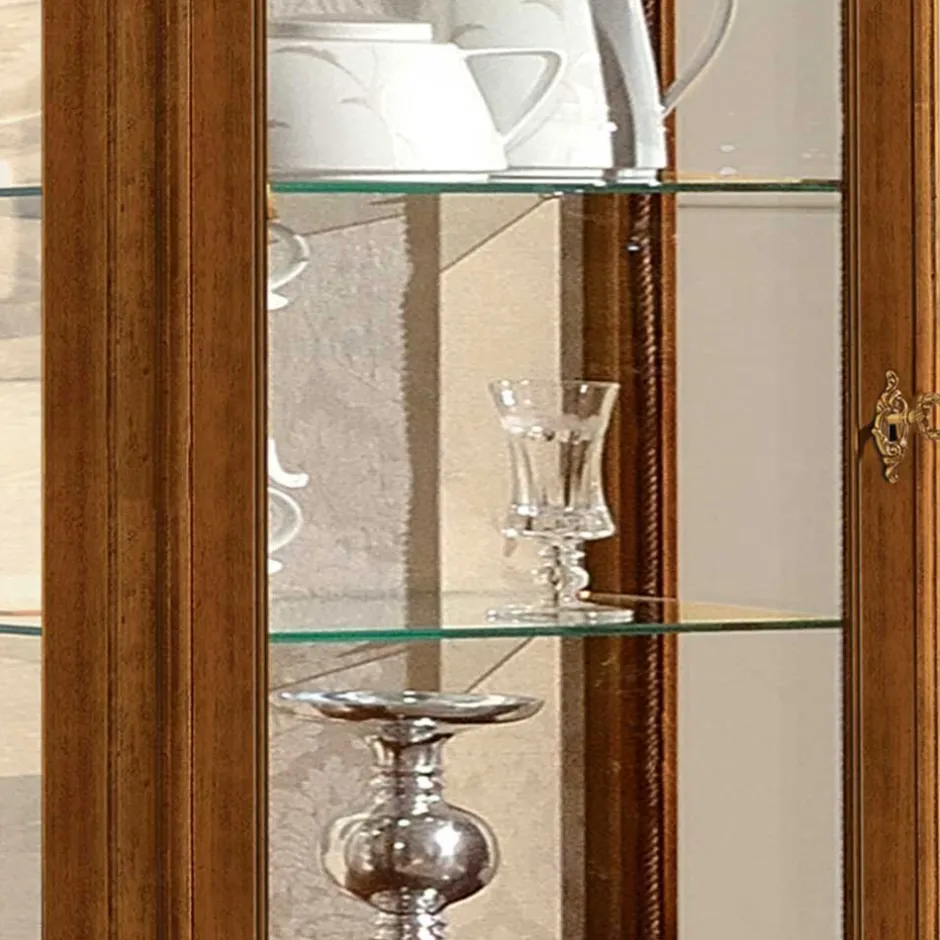 64x199x40 1-türige Vitrine im Italienischen Stil - Aciara^Wohnen Online