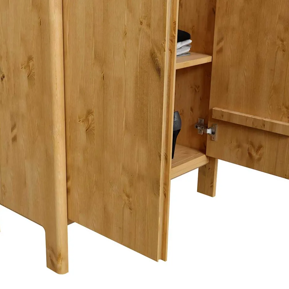 65x192x34 2-türiger Dielenschrank aus Kiefer - Etvina^Wohnen Best