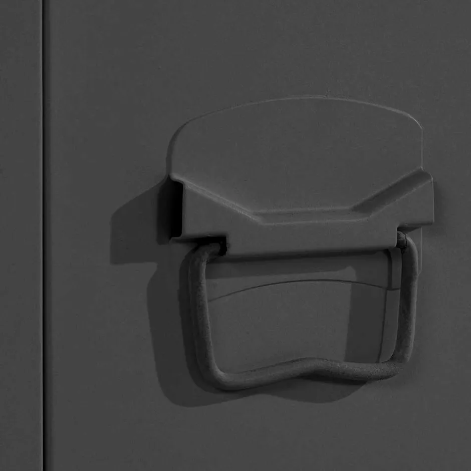 38x180x38 1-türiger Metallspind in Schwarz - Trio^Wohnen Discount