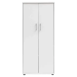 Wohnen 65x147x35 2-türiger Officeschrank in Weiß - Radiassu