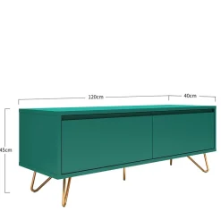120x45x40 TV Board in Grün lackiert - Ricriava^Wohnen