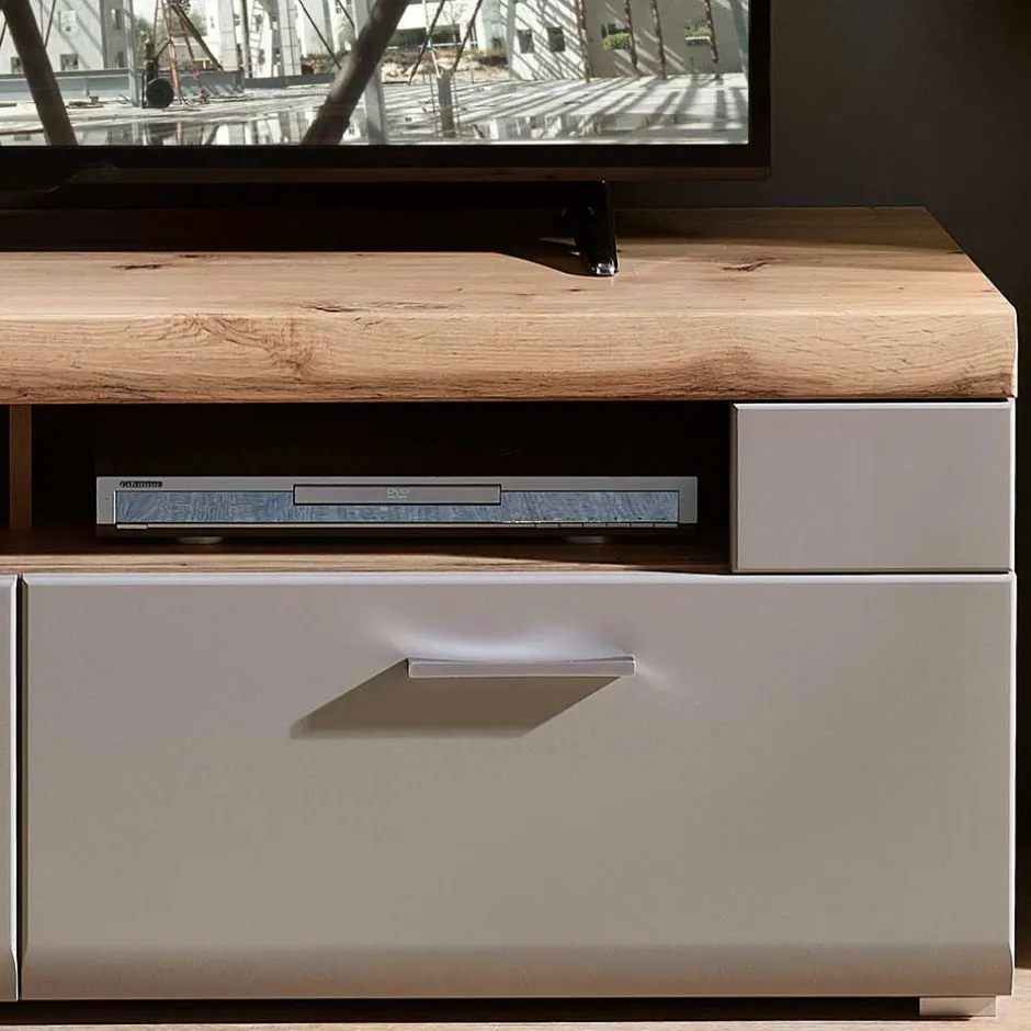 140x51x47 TV Element in Grau & Eiche - Fraguca^Wohnen Sale