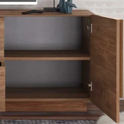 Wohnen 181x63x44 TV Kommode in Holzoptik - Basento