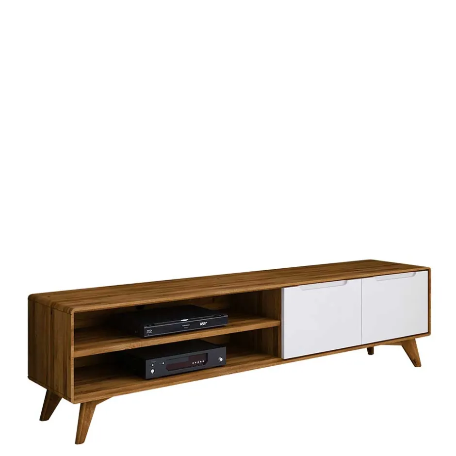 Wohnen 180x48x40 TV Möbel in Wildeiche & Weiß - Diesta