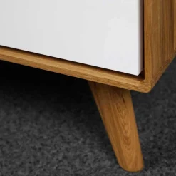 Wohnen 180x48x40 TV Möbel in Wildeiche & Weiß - Diesta