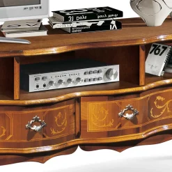 169x60x37 TV Phonotisch mit Barock Design - Motiz^Wohnen