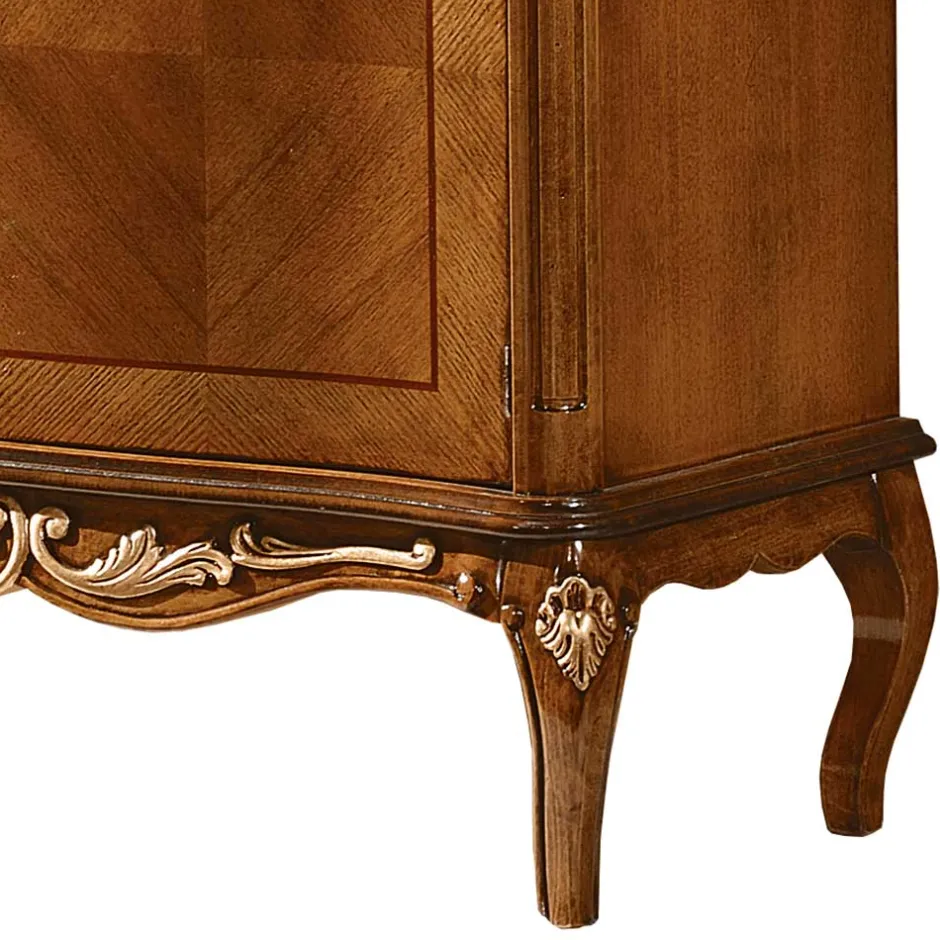 Wohnen 101x100x46 Vertiko im Italienischen Stil - Aciara