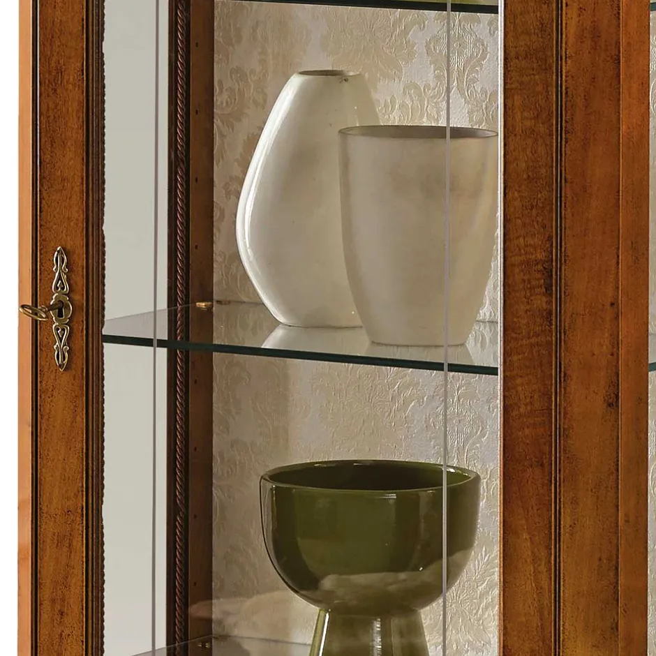 Wohnen 68x204x41 Vitrine im Italienischem Stil - Leonid