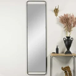 46x175x3 Wand Hängespiegel in Schwarz - Mentrakin^Wohnen Best