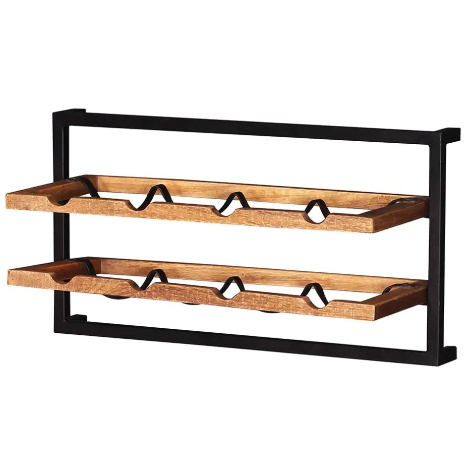 65x35x25 Wand Weinregal für acht Flaschen - Evradon^Wohnen Discount