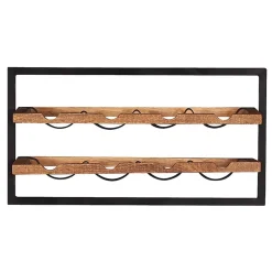 65x35x25 Wand Weinregal für acht Flaschen - Evradon^Wohnen Discount