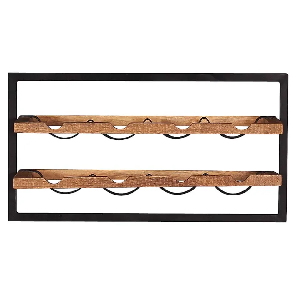 65x35x25 Wand Weinregal für acht Flaschen - Evradon^Wohnen Discount