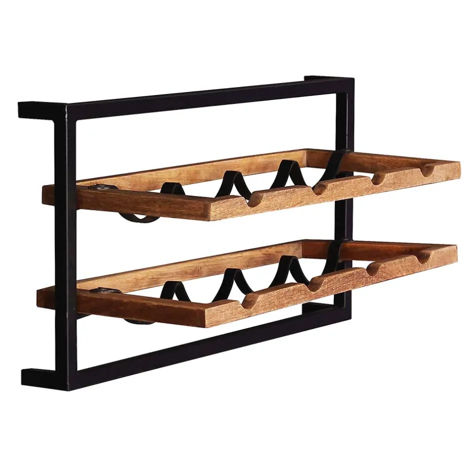 65x35x25 Wand Weinregal für acht Flaschen - Evradon^Wohnen Discount