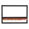 Wohnen 50x35x25 Wandboard aus Altholz mit Metallrahmen - Jamaica