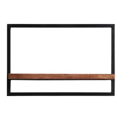 Wohnen 65x25x35 Wandboard aus Holz & Altmetall - Mendoza