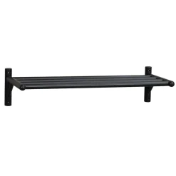 Wohnen 80x19x33 Wandboard für Schuhe in Schwarz - Evlinu