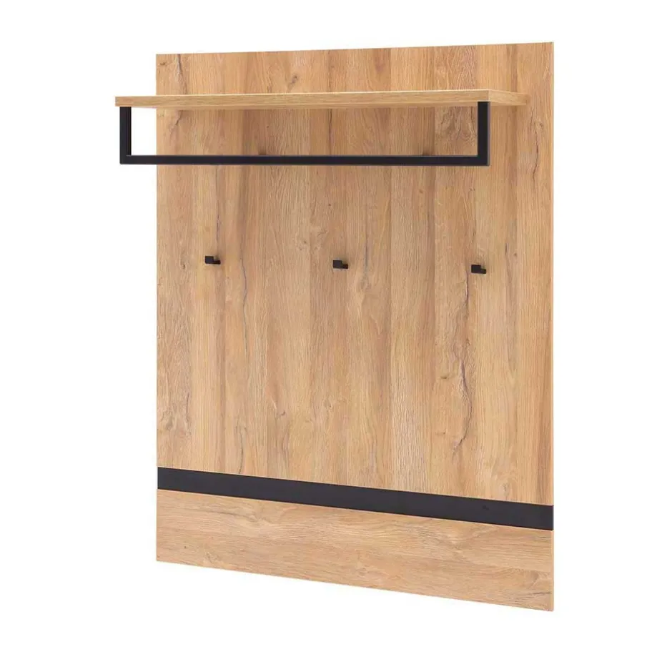 90x113x28 Wandgarderobe in Wildeiche Optik - Truvisas^Wohnen Online