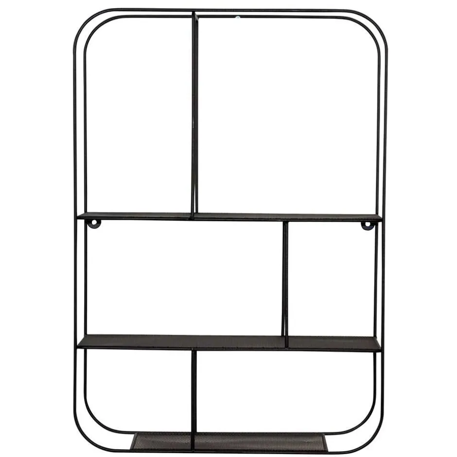 Wohnen 42x60x15 Wandhängeregal aus Metall - Janyna