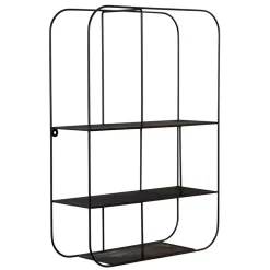 Wohnen 42x60x15 Wandhängeregal aus Metall - Janyna
