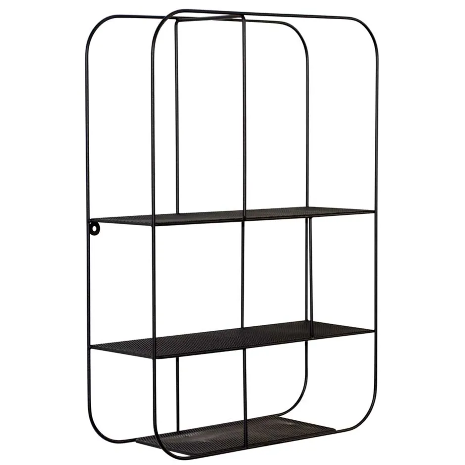 Wohnen 42x60x15 Wandhängeregal aus Metall - Janyna