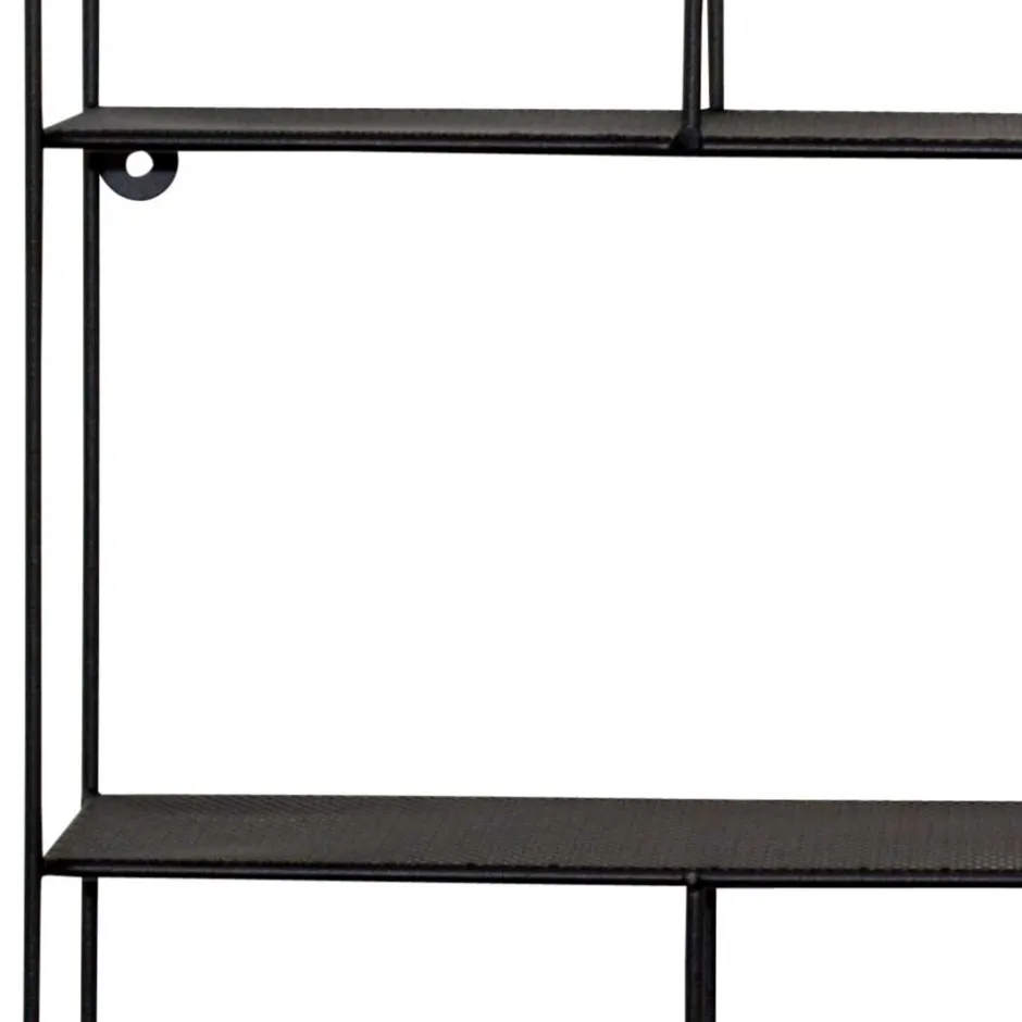 Wohnen 42x60x15 Wandhängeregal aus Metall - Janyna